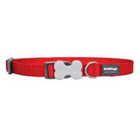 Reddingo Klasik Kırmızı 15 mm Köpek Boyun Tasması