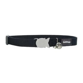 Reddingo Klasik Siyah 12 mm Kedi Boyun Tasması