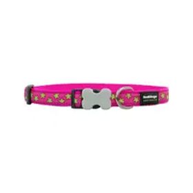 Reddingo Pembe Üzerine Lime Yıldızlı 20 Mm Köpek Göğüs Tasması