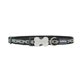 Reddingo Zincir Desenli Siyah 20 mm Köpek Boyun Tasması