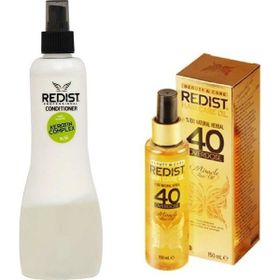 Redist 400 ml Fön Suyu Keratin+40 Bitki 150 ml Saç Bakım Yağı