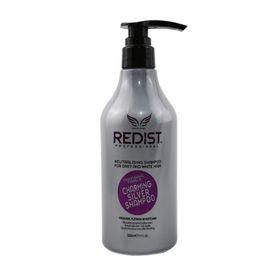 Redist 500 ml Boyalı Röfleli Beyaz ve Gri Saçlar İçin Silver Şampuan