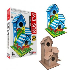 Redka Ahşap Boyanabilir Kuş Evi