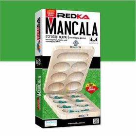 Redka Kapaklı Ahşap Mancala Oyunu