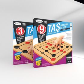 Redka KUM-015 9 Taş 3 Taş Oyun