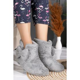 Redplay EB322 Fiyonklu Velsoft Kadın Panduf Ev Botu