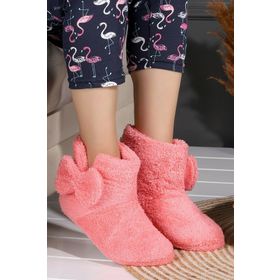 Redplay EB322 Fiyonklu Velsoft Kadın Panduf Ev Botu