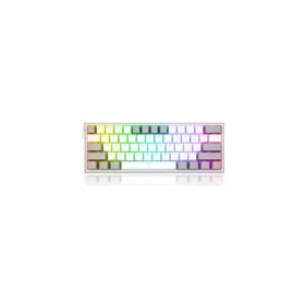 Redragon K617 Fızz Rgb Red Swıtch Beyaz Gri Mekanik Oyuncu Klavyesi