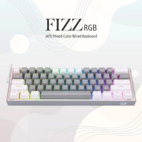 Redragon K617 Gri RGB Red Switch Kablolu Mekanik Gaming Klavye
