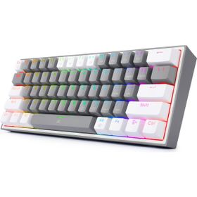 Redragon K617 Gri RGB Red Switch Kablolu Mekanik Gaming Klavye