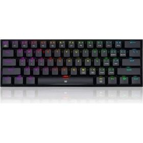 Redragon K630 Rgb Dragonborn Blue Swıtch %60 Q Tr Siyah Mekanik Oyuncu Klavyesi