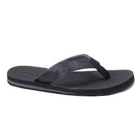 REDVOLUTION Flip Flop Klasik Suni Deri Myst Siyah Kadın Sandalet