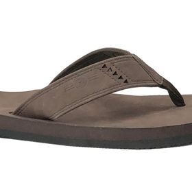 REDVOLUTION Flip Flop Patter Gravür Şık Kahverengi-0270 Erkek Sandalet