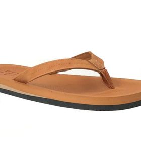 REDVOLUTION Flip Flop Rhinestone Yumuşak Orta Taban Papatya Kahverengi Kadın Sandalet