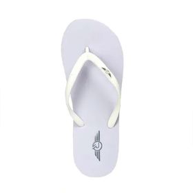 REDVOLUTION Flip Flop Rhinestone Yumuşak Orta Taban Tahiti Beyaz Kadın Sandalet