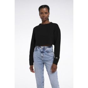 Reebok 101695530 Activ Coll Dreamblend Mid Siyah Kadın Sweatshirt