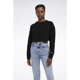 Reebok 101695530 Activ Coll Dreamblend Mid Siyah Kadın Sweatshirt