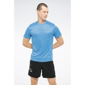 Reebok Athlete 2.0 Erkek Mavi Yuvarlak Yaka Tişört