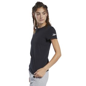 Reebok FQ6641 Siyah Kadın T-shirt