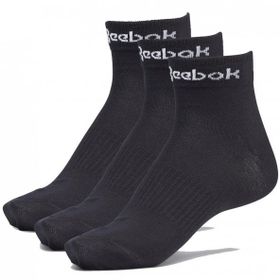 Reebok GH8166 Act Core Ankle Sock 3P Siyah Erkek Çorap