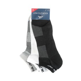 Reebok H11287 Te Low Cut Sock 3P Beyaz - Gri - Siyah Unisex Çorap
