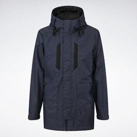 Reebok HD3007 Lacivert OW Pad Parka Erkek Mont