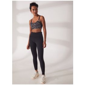Reebok HS7780 LUX HR TIGHT Siyah Kadın Uzun Tayt