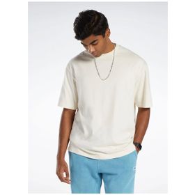 Reebok HS9150 Cl Nd Tee Yuvarlak Yaka Düz Kırık Beyaz Kadın T-Shirt
