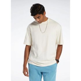 Reebok HS9150 Cl Nd Tee Yuvarlak Yaka Düz Kırık Beyaz Kadın T-Shirt