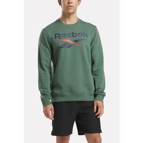 Reebok Identity Big Logo Yeşil Erkek Sweatshirt