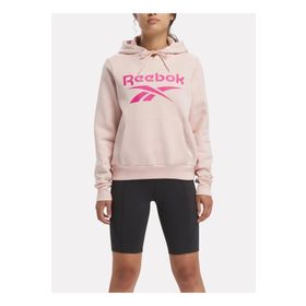 Reebok IQ4432 ID BIG LOGO FLEECE Açık Pembe Kadın Yuvarlak Yaka Sweatshirt
