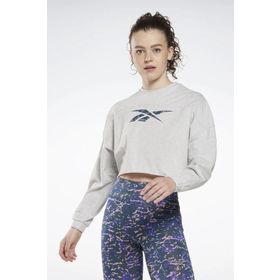 Reebok Modern Safari Cover Gri Kadın Sweatshirt