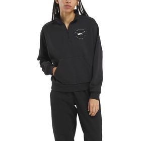 Reebok Q3 Ide Fleece Midlayer Siyah Kadın Sweatshirt