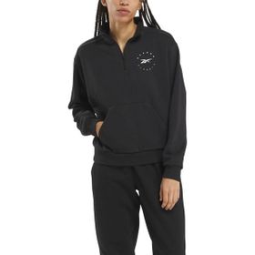 Reebok Q3 Ide Fleece Midlayer Siyah Kadın Sweatshirt