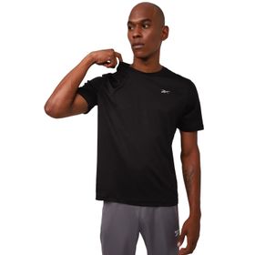 Reebok Re Basic Ss Tee Siyah Erkek T-Shirt