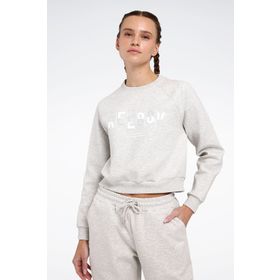 Reebok Runa Top Gri Kadın Sweatshirt