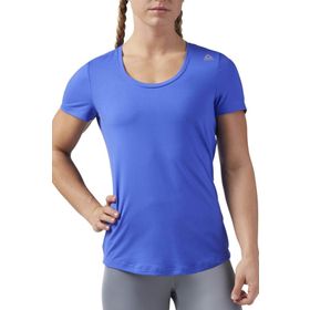 Reebok WOR SW TEE Mavi Kadın Tişörtü
