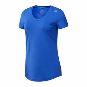 Reebok WOR SW TEE Mavi Kadın Tişörtü