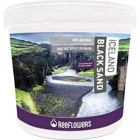 Reeflowers 1-2 mm 25 kg İceland Black Sand Siyah Akvaryum Kumu