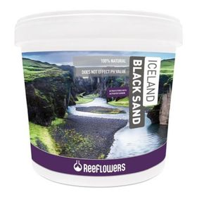 Reeflowers 3-5 mm 25 kg İceland Black Sand Siyah Akvaryum Kumu