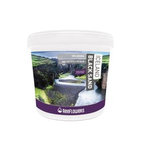 Reeflowers 3-5 mm 25 kg İceland Black Sand Siyah Akvaryum Kumu