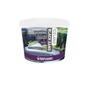 Reeflowers Iceland Black Sand 1-2 mm 7 kg Siyah Akvaryum Kumu