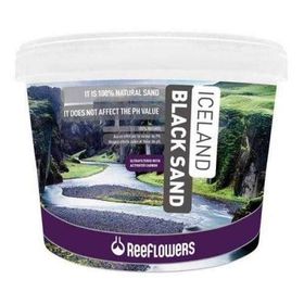 Reeflowers Iceland Black Sand 1-2 mm 7 kg Siyah Akvaryum Kumu
