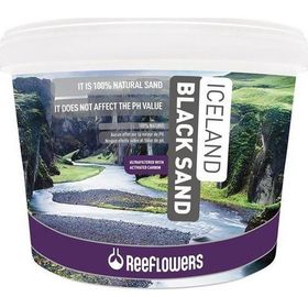 Reeflowers İceland Black Sand 1 kg 1-2 mm Açık Akvaryum Kumu