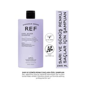 Ref Stockholm Cool Silver 285 ml Sarı ve Gümüş Renkli Saçlara Özel Şampuan