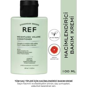 Ref Stockholm Weightless Volume Condıtıoner 100 ml Tüm Saç Tipleri İçin Hacimlendirici Bakım Kremi