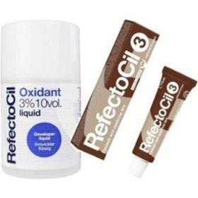 RefectoCil No:3 Kahve 15 ml + Oksidan 100 ml Kaş ve Kirpik Boyası