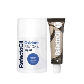 RefectoCil No:3 Kahve 15 ml + Oksidan 100 ml Kaş ve Kirpik Boyası