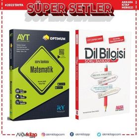 Referans AYT Matematik ve AKM Dil Bilgisi Soru Bankası Seti 2 Kitap