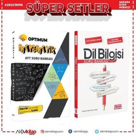 Referans Ayt Optimum Matematik ve Akm Dil Bilgisi Soru Bankası Seti 2 Kitap